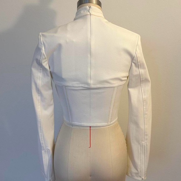 White Structured Jacket - Picture 2 of 4